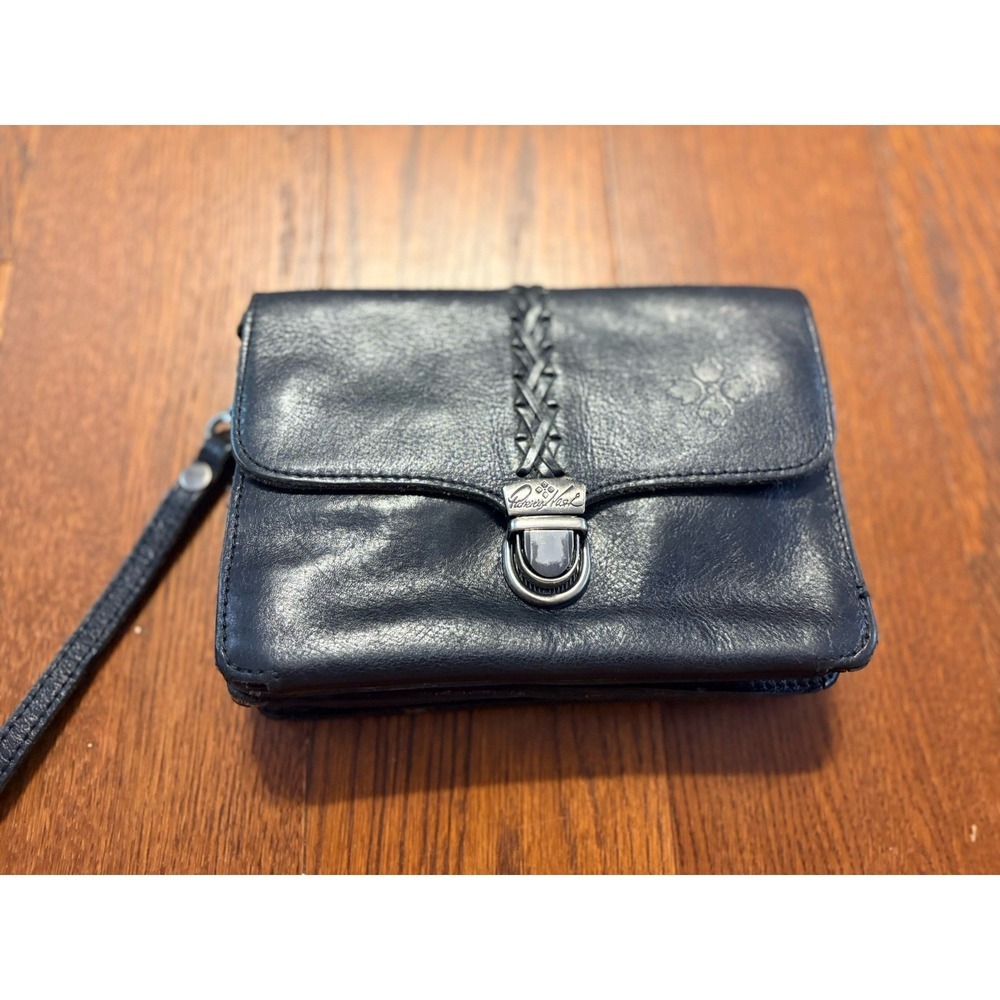 Patricia Nash Bianco Crossbody Organizer Black